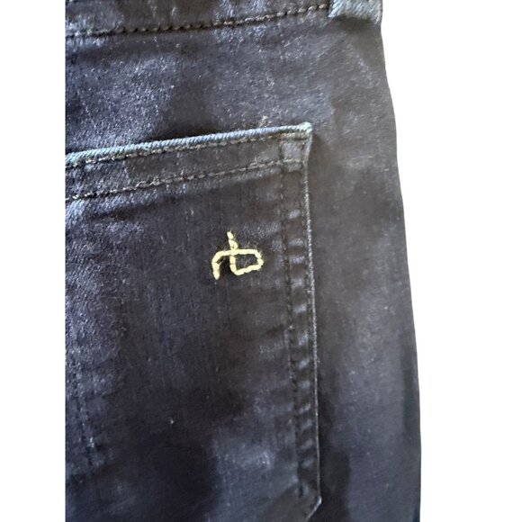 Rag & Bone Womens Elephant Bell Jeans Size 27 Dark Wash Denim Mid-Rise - Picture 12 of 14